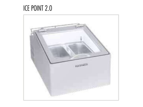 Espositore Ice Point 2.0 per gelato mantecato e su stecco